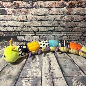 Sozzy Plush Caterpillar Baby Rattle Toy Crinkle Ruler Stuffed Animal 22.5" Long